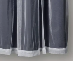 Lush Navy Blackout Grommet Curtain Panel Pair With Sheer Overlay, (63") -DHP Sales Store 810468195 6