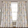 Circles Yellow & Gray Room-Darkening Rod Pocket Curtain Panel Pair, (84") -DHP Sales Store 810468215 4
