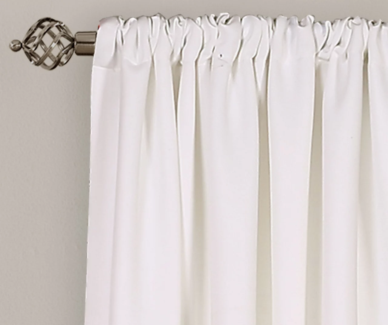 Percy Bloom Tangerine & Blue Room-Darkening Rod Pocket Curtain Panel Pair, (84") 4 Percy Bloom Tangerine & Blue Room-Darkening Rod Pocket Curtain Panel Pair, (84") - Image 2