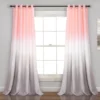 Umbre Fiesta Blush & Gray Ombre Room-Darkening Grommet Curtain Panel Pair, (95") 2 Umbre Fiesta Blush & Gray Ombre Room-Darkening Grommet Curtain Panel Pair, (95") -DHP Sales Store 810468223 6