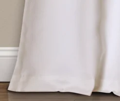 Weeping Flowers Yellow & Gray Room-Darkening Rod Pocket Curtain Panel Pair, (84") -DHP Sales Store 810468244 3