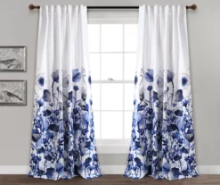 Zuri Flora Room-Darkening Back Tab Curtain Panel Pair -DHP Sales Store 810468255 8