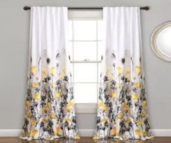 Zuri Flora Room-Darkening Back Tab Curtain Panel Pair -DHP Sales Store 810468256