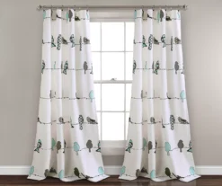 Rowley Birds Room-Darkening Rod Pocket Curtain Panel Pair 37 Rowley Birds Room-Darkening Rod Pocket Curtain Panel Pair -DHP Sales Store 810468260 1