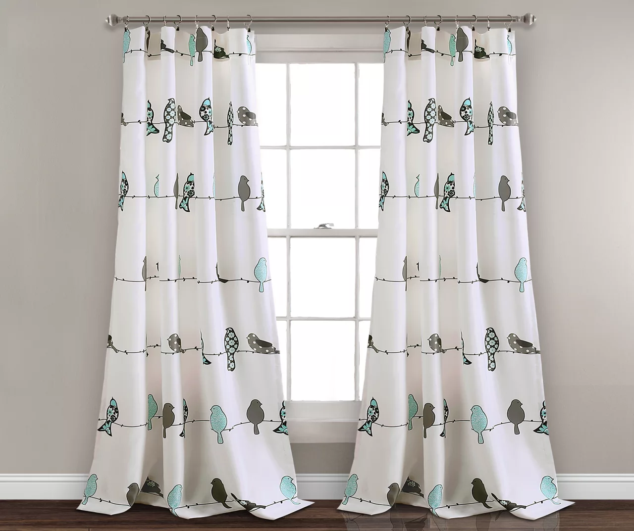 Rowley Birds Room-Darkening Rod Pocket Curtain Panel Pair 18 Rowley Birds Room-Darkening Rod Pocket Curtain Panel Pair - Image 16