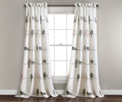Rowley Birds Room-Darkening Rod Pocket Curtain Panel Pair 25 Rowley Birds Room-Darkening Rod Pocket Curtain Panel Pair -DHP Sales Store 810468262
