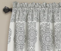 Stripe Medallion Room-Darkening Rod Pocket Curtain Panel Pair 33 Stripe Medallion Room-Darkening Rod Pocket Curtain Panel Pair -DHP Sales Store 810468268 1