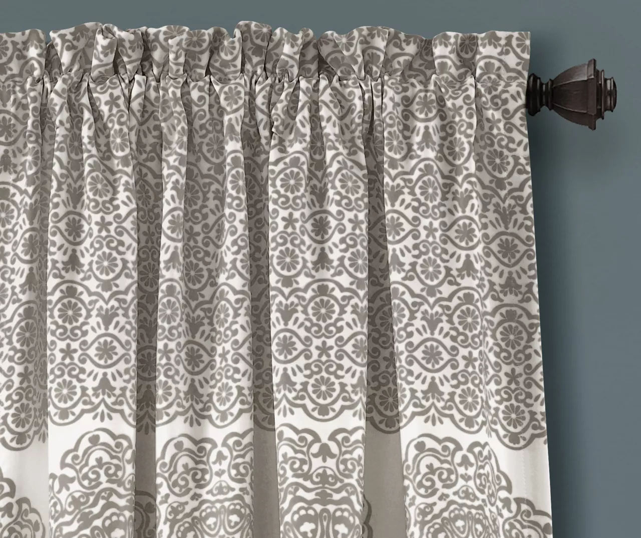 Stripe Medallion Room-Darkening Rod Pocket Curtain Panel Pair 17 Stripe Medallion Room-Darkening Rod Pocket Curtain Panel Pair - Image 15