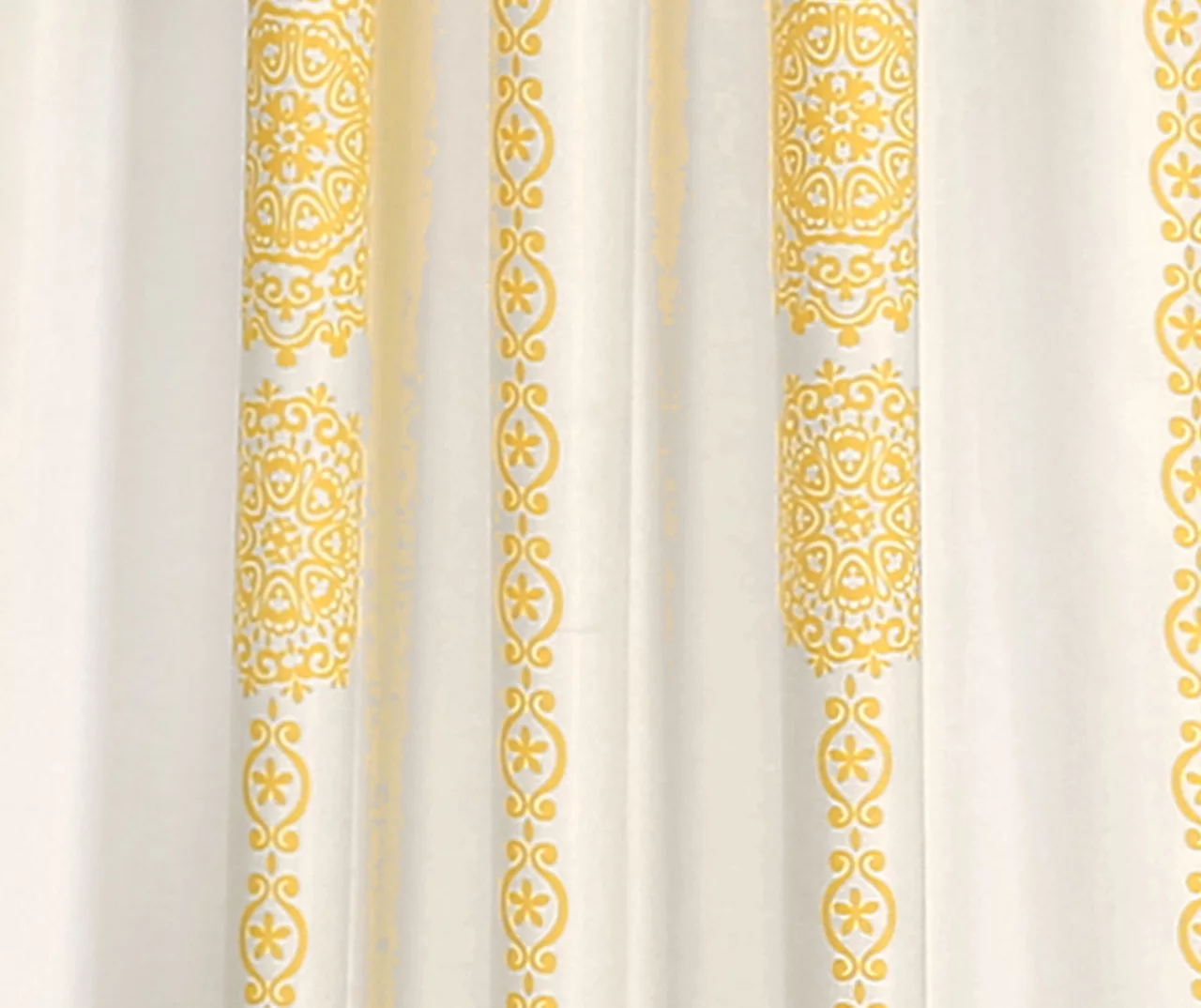 Stripe Medallion Room-Darkening Rod Pocket Curtain Panel Pair 9 Stripe Medallion Room-Darkening Rod Pocket Curtain Panel Pair - Image 7