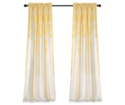Stripe Medallion Room-Darkening Rod Pocket Curtain Panel Pair 32 Stripe Medallion Room-Darkening Rod Pocket Curtain Panel Pair -DHP Sales Store 810468272 6