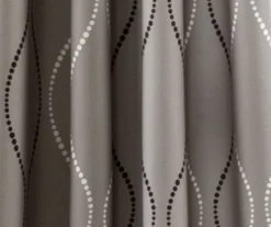 Swirl Gray Room-Darkening Grommet Curtain Panel Pair, (84") 11 Swirl Gray Room-Darkening Grommet Curtain Panel Pair, (84") -DHP Sales Store 810468273 2