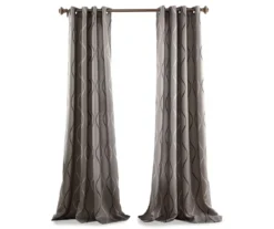 Swirl Gray Room-Darkening Grommet Curtain Panel Pair, (84") 15 Swirl Gray Room-Darkening Grommet Curtain Panel Pair, (84") -DHP Sales Store 810468273 6