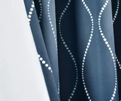 Swirl Room-Darkening Grommet Curtain Panel Pair, (84") 28 Swirl Room-Darkening Grommet Curtain Panel Pair, (84") -DHP Sales Store 810468274 4