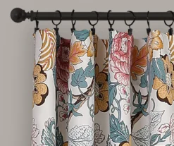 Sydney Floral Room-Darkening Rod Pocket Curtain Panel Pair 21 Sydney Floral Room-Darkening Rod Pocket Curtain Panel Pair -DHP Sales Store 810468276 1 1