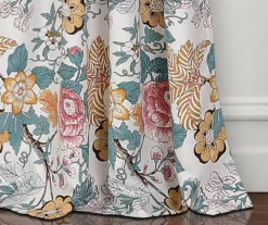 Sydney Blue & Yellow Floral Room-Darkening Rod Pocket Curtain Panel Pair, (95") 10 Sydney Blue & Yellow Floral Room-Darkening Rod Pocket Curtain Panel Pair, (95") -DHP Sales Store 810468276 2