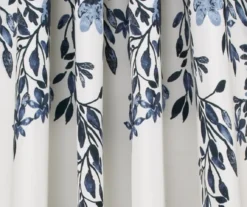 Tanisha Navy & White Floral Room-Darkening Rod Pocket Curtain Panel Pair, (84") 10 Tanisha Navy & White Floral Room-Darkening Rod Pocket Curtain Panel Pair, (84") -DHP Sales Store 810468287 2