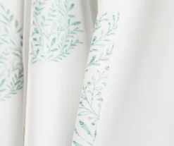 Teardrop Leaf Room-Darkening Back Tab Curtain Panel Pair -DHP Sales Store 810468294 4