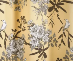 Botanical Garden Yellow Room-Darkening Rod Pocket Curtain Panel Pair, (84") 13 Botanical Garden Yellow Room-Darkening Rod Pocket Curtain Panel Pair, (84") -DHP Sales Store 810468298 3