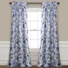 Cynthia Jacobean Blue Room-Darkening Rod Pocket Curtain Panel Pair, (108") -DHP Sales Store 810468311 1