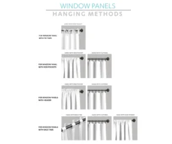 Dolores Floral Room-Darkening Rod Pocket Curtain Panel Pair 40 Dolores Floral Room-Darkening Rod Pocket Curtain Panel Pair -DHP Sales Store 810468328 5 1