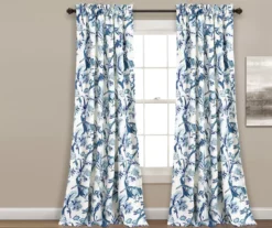 Dolores Floral Room-Darkening Rod Pocket Curtain Panel Pair 28 Dolores Floral Room-Darkening Rod Pocket Curtain Panel Pair -DHP Sales Store 810468329
