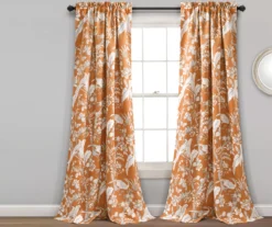Dolores Floral Room-Darkening Rod Pocket Curtain Panel Pair 25 Dolores Floral Room-Darkening Rod Pocket Curtain Panel Pair -DHP Sales Store 810468331 8