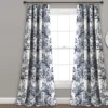Botanical Garden Navy & White Room-Darkening Rod Pocket Curtain Panel Pair, (95") 2 Botanical Garden Navy & White Room-Darkening Rod Pocket Curtain Panel Pair, (95") -DHP Sales Store 810468332 1