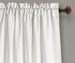 Aprile Floral Room-Darkening Rod Pocket Curtain Panel Pair, (84") -DHP Sales Store 810468338 1
