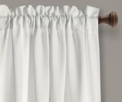 Aprile Floral Room-Darkening Rod Pocket Curtain Panel Pair, (84") -DHP Sales Store 810468339 1