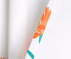 Aprile Floral Room-Darkening Rod Pocket Curtain Panel Pair, (84") -DHP Sales Store 810468339 4