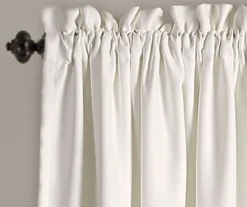 Aprile Floral Room-Darkening Rod Pocket Curtain Panel Pair, (84") -DHP Sales Store 810468340 1