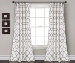 Bellagio Trellis Room-Darkening Rod Pocket Curtain Panel Pair 24 Bellagio Trellis Room-Darkening Rod Pocket Curtain Panel Pair -DHP Sales Store 810468344