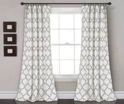 Bellagio Trellis Room-Darkening Rod Pocket Curtain Panel Pair 28 Bellagio Trellis Room-Darkening Rod Pocket Curtain Panel Pair -DHP Sales Store 810468345