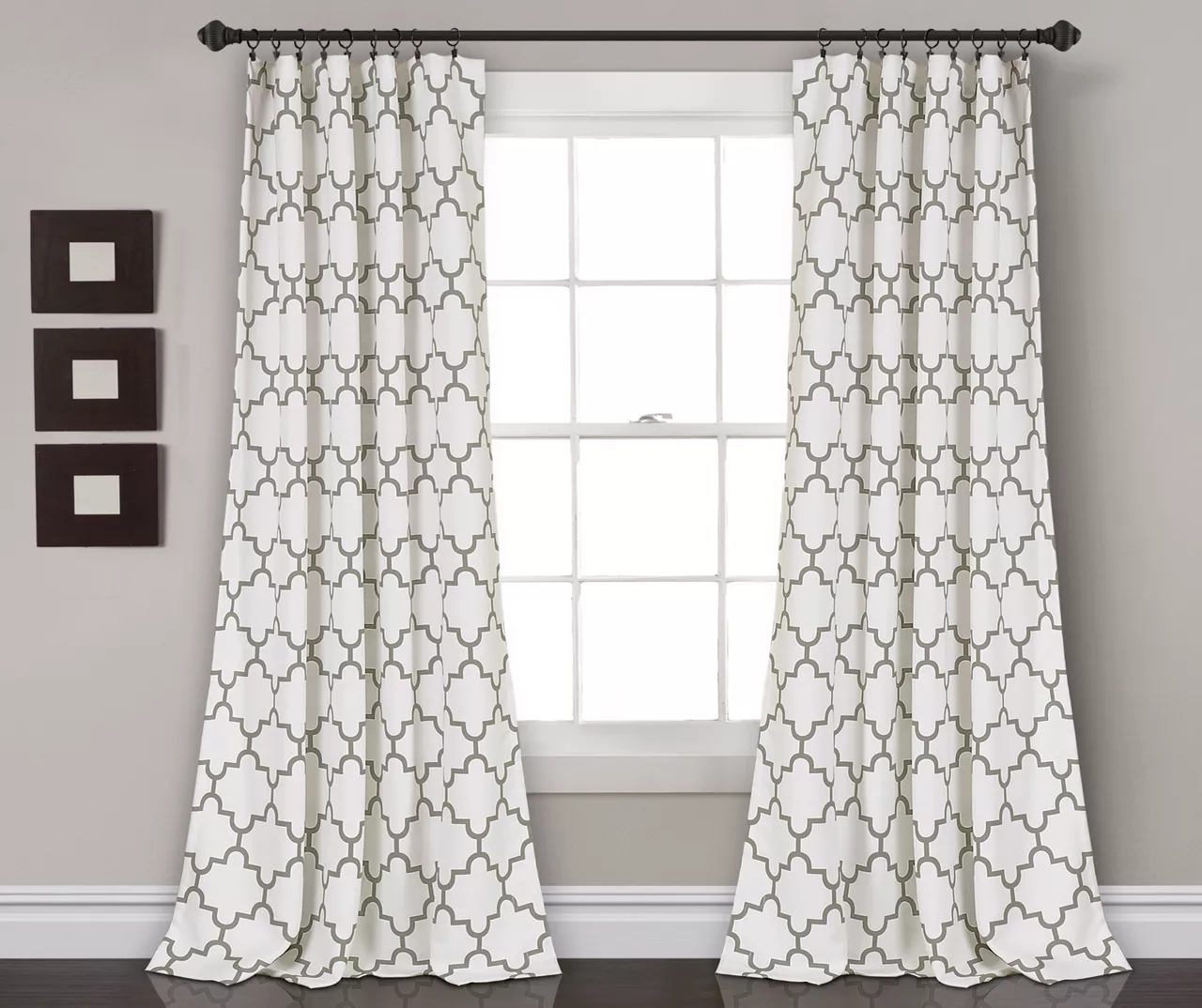 Bellagio Trellis Room-Darkening Rod Pocket Curtain Panel Pair 9 Bellagio Trellis Room-Darkening Rod Pocket Curtain Panel Pair - Image 7