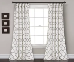 Bellagio Trellis Room-Darkening Rod Pocket Curtain Panel Pair 26 Bellagio Trellis Room-Darkening Rod Pocket Curtain Panel Pair -DHP Sales Store 810468347