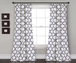 Bellagio Trellis Room-Darkening Rod Pocket Curtain Panel Pair 30 Bellagio Trellis Room-Darkening Rod Pocket Curtain Panel Pair -DHP Sales Store 810468348