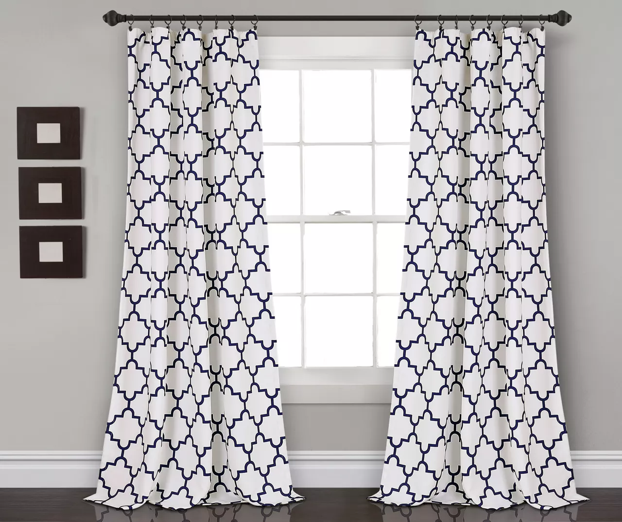 Bellagio Trellis Room-Darkening Rod Pocket Curtain Panel Pair 10 Bellagio Trellis Room-Darkening Rod Pocket Curtain Panel Pair - Image 8