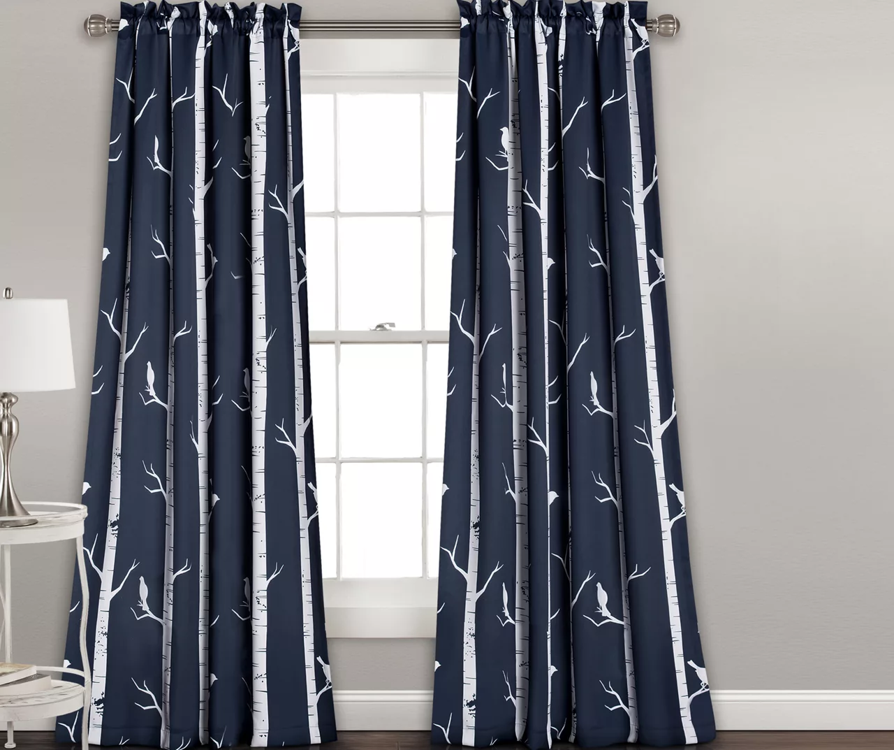Bird On The Tree Room-Darkening Rod Pocket Curtain Panel Pair 9 Bird On The Tree Room-Darkening Rod Pocket Curtain Panel Pair - Image 7