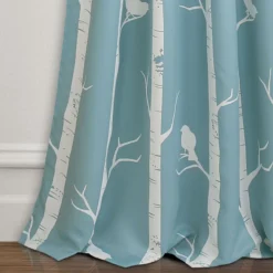 Bird On The Tree Room-Darkening Rod Pocket Curtain Panel Pair 39 Bird On The Tree Room-Darkening Rod Pocket Curtain Panel Pair -DHP Sales Store 810468355 3