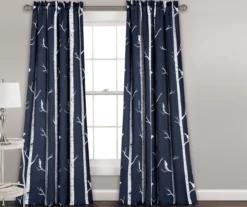 Bird On The Tree Room-Darkening Rod Pocket Curtain Panel Pair 30 Bird On The Tree Room-Darkening Rod Pocket Curtain Panel Pair -DHP Sales Store 810468359