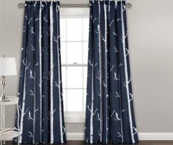 Bird On The Tree Room-Darkening Rod Pocket Curtain Panel Pair 29 Bird On The Tree Room-Darkening Rod Pocket Curtain Panel Pair -DHP Sales Store 810468360