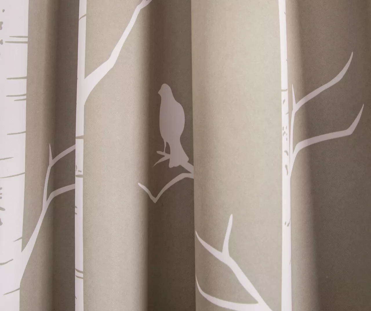 Bird On The Tree Wheat Room-Darkening Rod Pocket Curtain Panel Pair, (84") 5 Bird On The Tree Wheat Room-Darkening Rod Pocket Curtain Panel Pair, (84") - Image 3