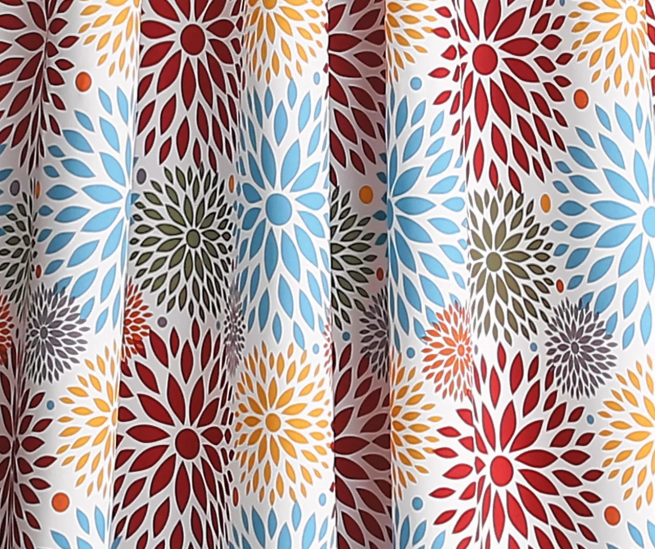 Blooming Flower Room-Darkening Rod Pocket Curtain Panel Pair 7 Blooming Flower Room-Darkening Rod Pocket Curtain Panel Pair - Image 5