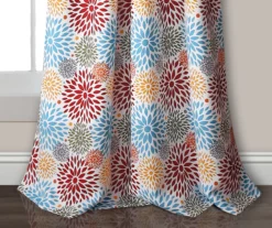 Blooming Flower Room-Darkening Rod Pocket Curtain Panel Pair 19 Blooming Flower Room-Darkening Rod Pocket Curtain Panel Pair -DHP Sales Store 810468362 4