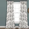 Botanical Garden Gray & White Room-Darkening Rod Pocket Curtain Panel Pair, (95") 1 Botanical Garden Gray & White Room-Darkening Rod Pocket Curtain Panel Pair, (95") -DHP Sales Store 810468367