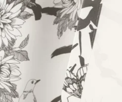 Botanical Garden Gray & White Room-Darkening Rod Pocket Curtain Panel Pair, (95") 14 Botanical Garden Gray & White Room-Darkening Rod Pocket Curtain Panel Pair, (95") -DHP Sales Store 810468367 4