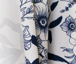 Botanical Garden Navy & White Room-Darkening Rod Pocket Curtain Panel Pair, (84") 14 Botanical Garden Navy & White Room-Darkening Rod Pocket Curtain Panel Pair, (84") -DHP Sales Store 810468368 4