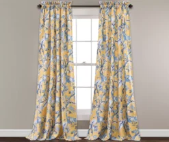 Dolores Floral Room-Darkening Rod Pocket Curtain Panel Pair 29 Dolores Floral Room-Darkening Rod Pocket Curtain Panel Pair -DHP Sales Store 810468369