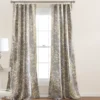 Forest Gray & Yellow Room-Darkening Rod Pocket Curtain Panel Pair, (84") 2 Forest Gray & Yellow Room-Darkening Rod Pocket Curtain Panel Pair, (84") -DHP Sales Store 810468370