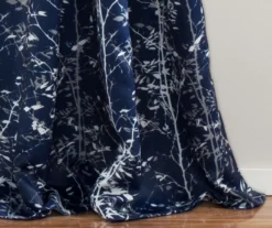 Forest Navy Room-Darkening Rod Pocket Curtain Panel Pair, (84") 11 Forest Navy Room-Darkening Rod Pocket Curtain Panel Pair, (84") -DHP Sales Store 810468371 3